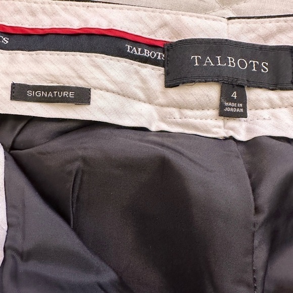 Talbots Signature Black Wool Blend Carer Workwear Business Trousers Pants Size 4 - Picture 3 of 7